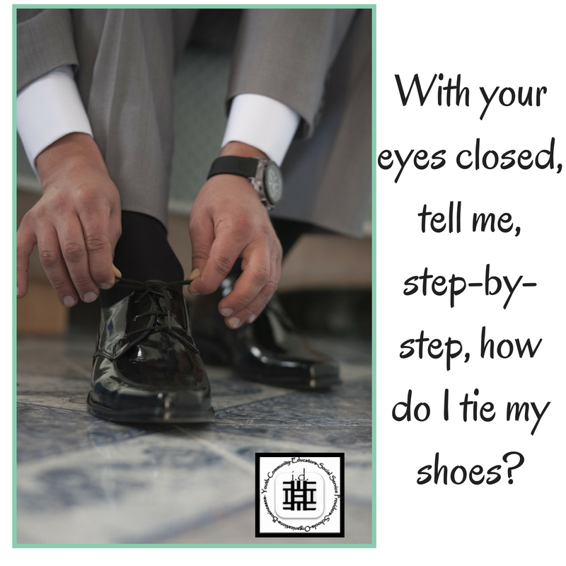How to tie your shoe