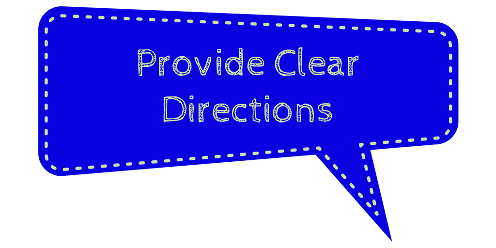 provide-clear-directions